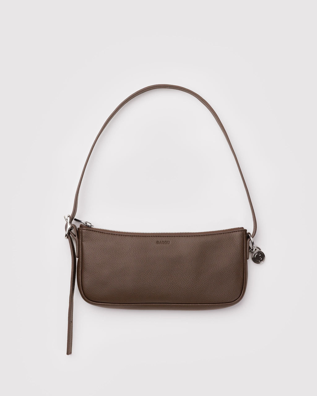 Recycled Leather Pochette - Brown